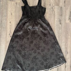 Wayf Black Textured Dress